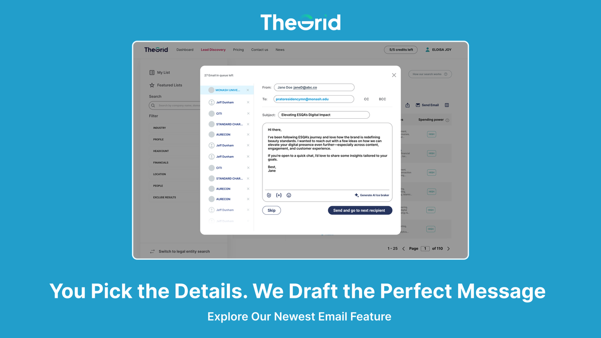 The Grid Rolls Out AI-Powered Email Feature, Adds New Global Pricing Options
