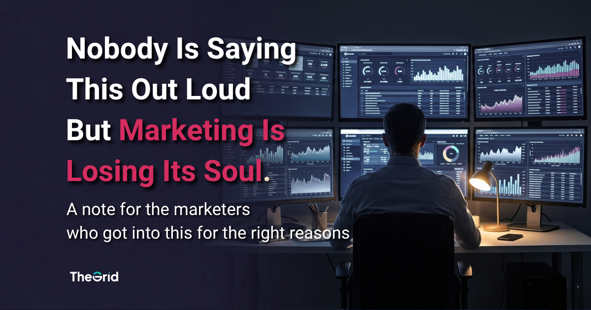 Nobody Is Saying This Out Loud But Marketing Is Losing Its Soul