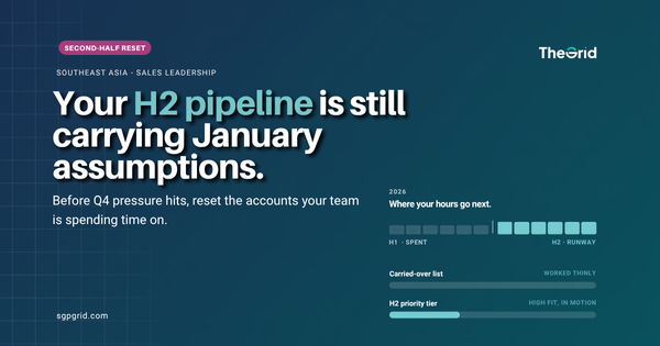 The Second-Half Account List Reset: A 4-Step Framework for SEA Sales Teams